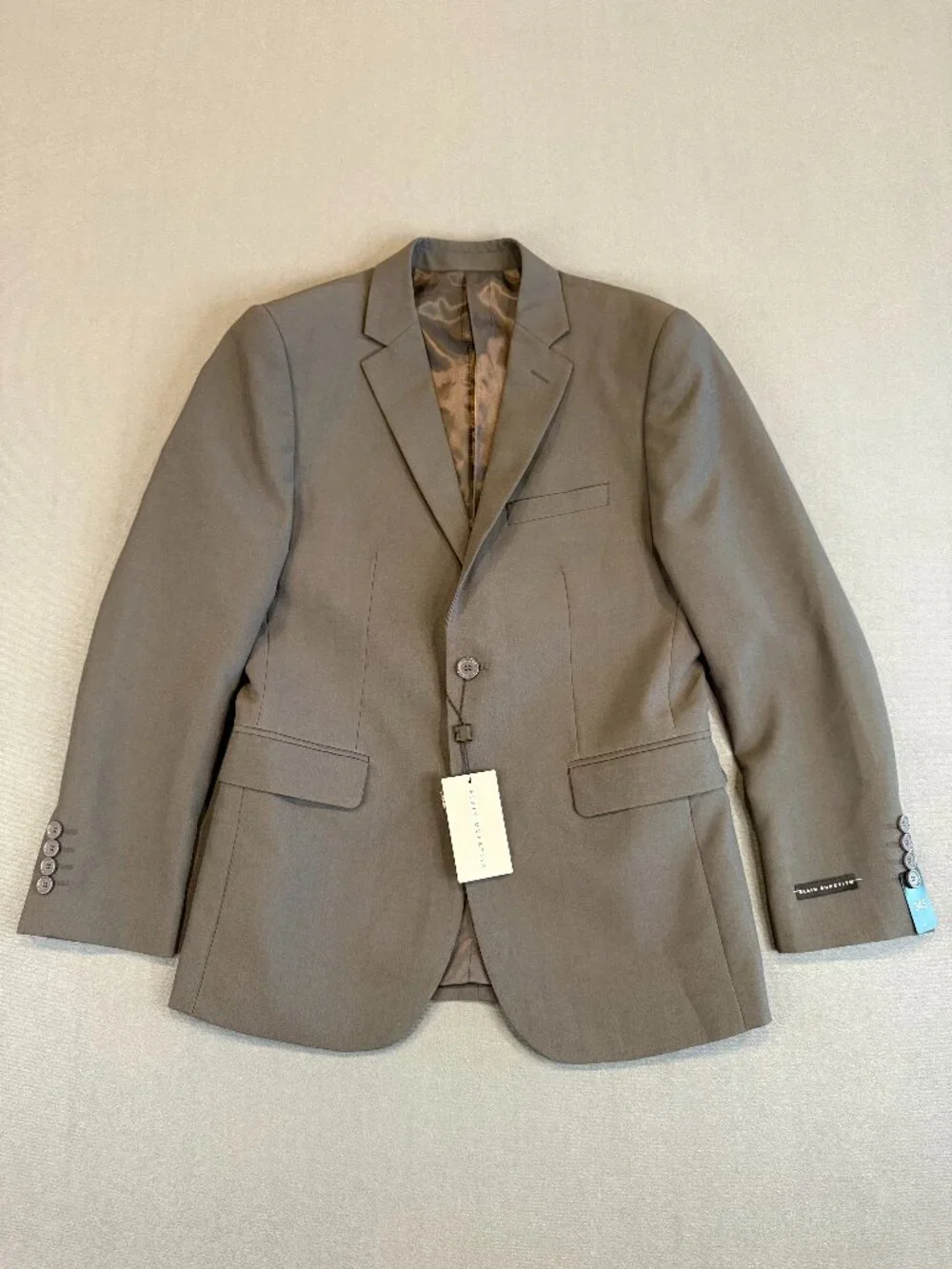 Alain Dupetit Men's Suit Jacket Blazer Charcoal Gray 34S NWT Suittech